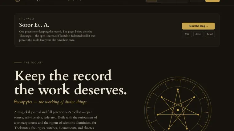 Theourgia interface
